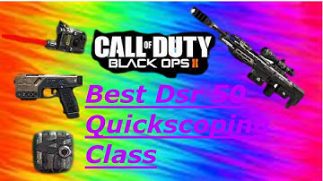 Call of Duty: Black ops 2 Quickscoping class setup