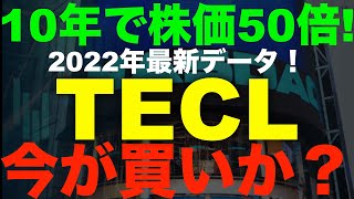 2022年最新！TECLの株価は10年で何と50倍！今後も買いなのか？