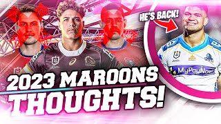 The OFFICIAL 2023 QLD Maroons team looks TOUGH! 🔴