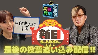 【バラバラ大選挙】紬と「新日ちゃんぴおん」最後の投票追い込み生配信