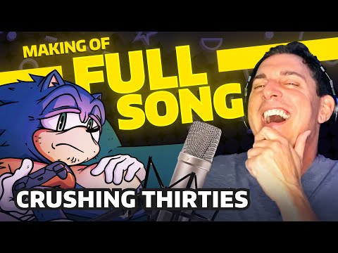 CRUSHING THIRTIES: Full Song ■ Recording Johnny Gioeli of Crush 40 ■ Making of Sonic Song