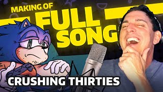 Video thumbnail of "Sonic Song: CRUSHING THIRTIES (Full) ■ Behind-the-Scenes with Johnny Gioeli of Crush 40"