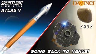 Nasa DAVINCI Mission Launch To Landing On Venus In Spaceflight Simulator