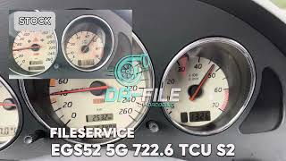 Mercedes EGS52 722.6 TCU TUNE STAGE 2 SHIFTTIMES MODES AGILTY TCC LOCKUP | DRFILE DRCODING