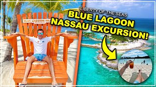 Port Day in Nassau to Blue Lagoon Island! | Liberty of the Seas Cruise Vlog 2023 Day 2 Ep. 3