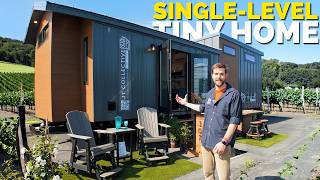 BEAUTIFUL 444-sqft Single-Level Tiny Home | Quick Tour