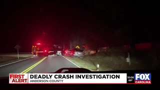 1 dead after crash into tree in Anderson County, coroner says