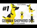 How to Bead German Shepherd Dog Part 1/kerajinan manik manik/Tutorial