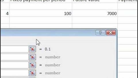 How to use the PV formula