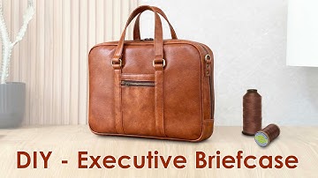 DIY - Executive Briefcase - Free Pattern and Tutorial by Miko Craft