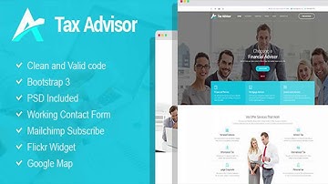 Tax Advisor - Financial Consulting/Attorney WordPress Theme | Themeforest Website Templates and
