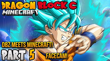 Minecraft: Dragon Block C: Galactic Battle on Namek! - (Minecraft Mod) - Episode 5 w/ Facecam
