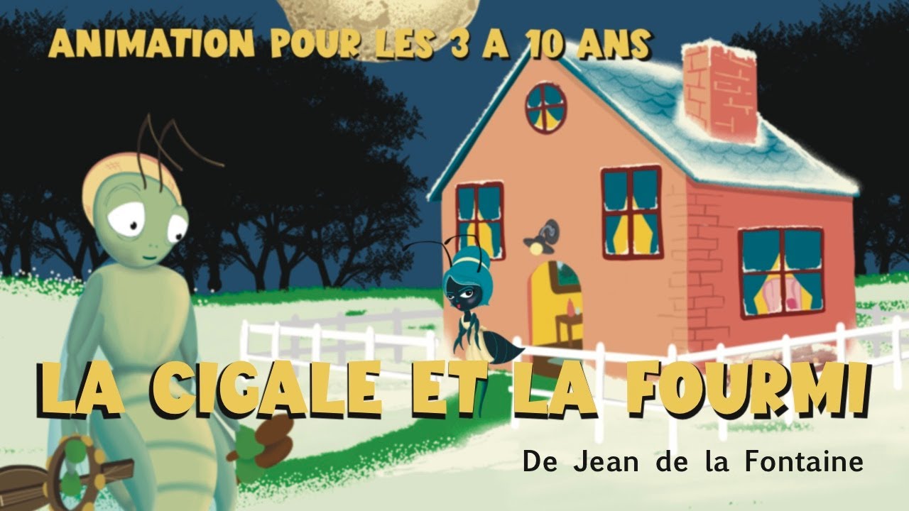Jean de La Fontaine | La Cigale et la Fourmi - YouTube