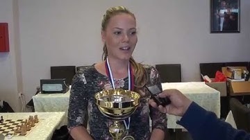 WIM Sandra Đukić  šampionka RS u šahu za 2014