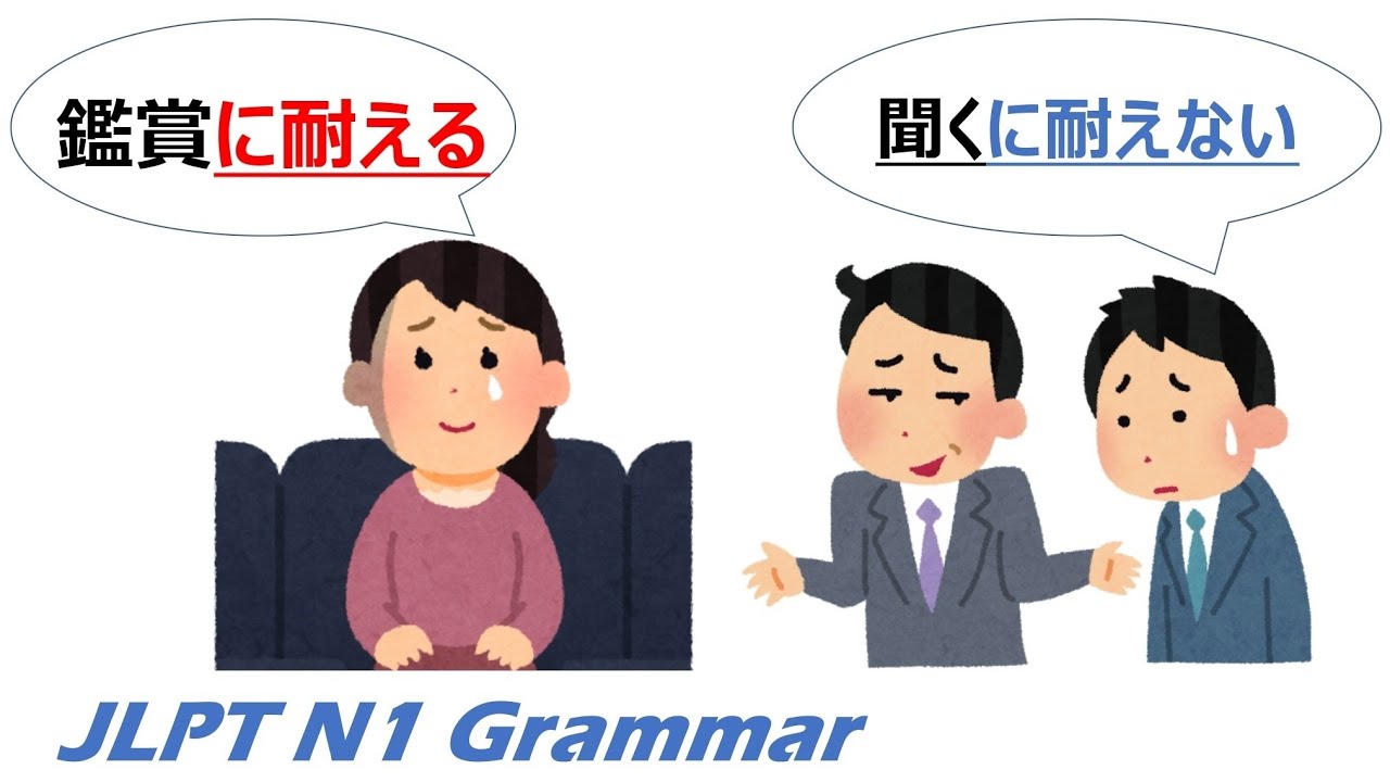 【アニメで学ぶ】JLPT N1 文法 Day.69「〜に耐える/耐えない」#JLPT #N1 #Grammar