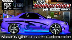 Midnight Club 3 DUB Edition - Nissan Skyline GT-R Customization 