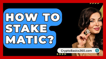 How to Stake MATIC? - CryptoBasics360.com