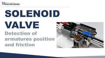 Solenoid valve: Sensorless detection of armatures position and friction with MagHyst modular