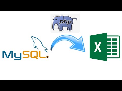 Exportar de MySQL a Excel con PHP