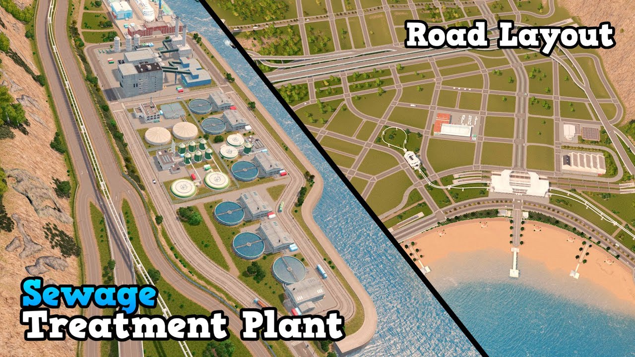 Road Layout Sewage Treatment Plant In Cities Skylines No Mods road-layout-sewage-treatment-plant-in-cities-skylines-no-mods