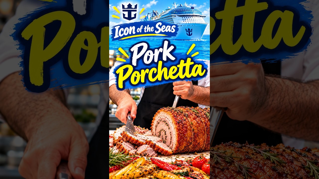 Icon of the Seas Cruise | Pork Porchetta at the Buffet! 🐷🍖