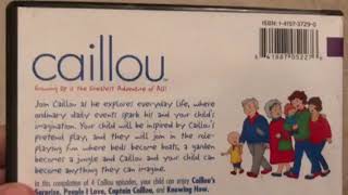 Caillou Caillous Family Favorites 2008 Dvd