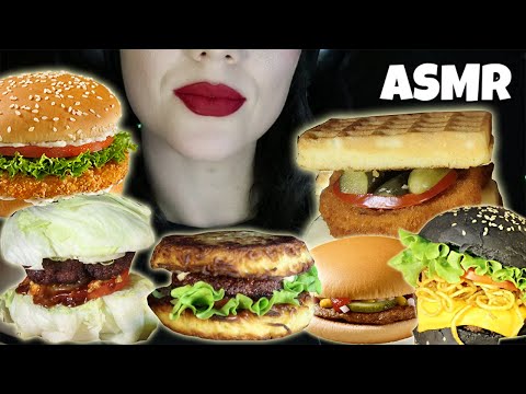 12 Farklı Burger | BÜTÜN HAMBURGER VİDEOLARIM ASMR *DERLEME | Asmr Türkçe Compilation *No Talking