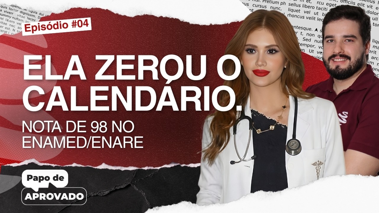 Nota 98 no ENAMED/ENARE: a estratégia real por trás da aprovação em Dermatologia | #Papodeaprovado