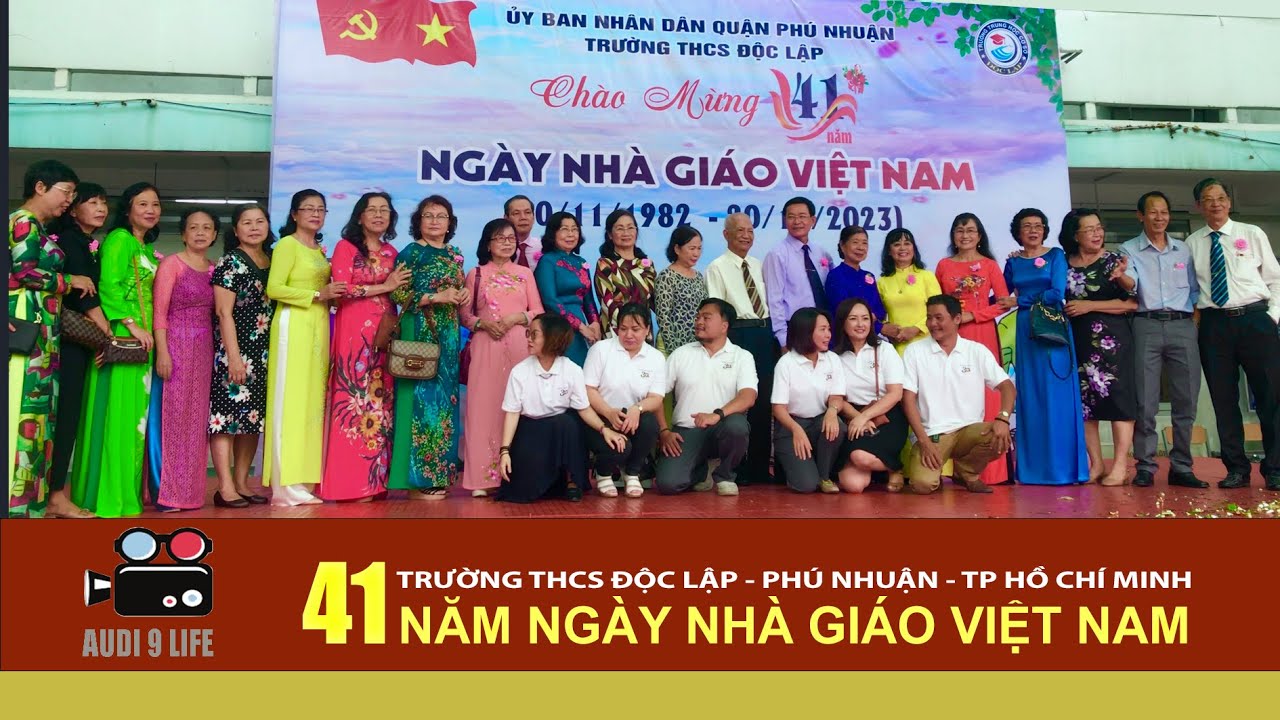 TRƯỜNG THCS ĐỘC LẬP QUẬN PHÚ NHUẬN - KỶ NIỆM 41 NĂM NGÀY NHÀ GIÁO VIỆT NAM 20/11