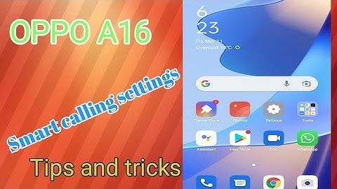 OPPO A16 Smart call setting | OPPO a16 aouto answer |smart flash on call🔥🔥