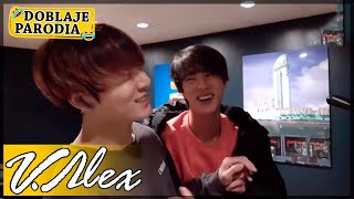 BTS | Jungkook y Jin chingan la maquina de Helados| (Doblaje Parodia) | V.Alex