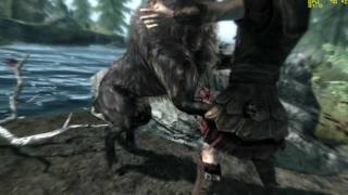 The Elder Scrolls V: Skyrim Gameplay on GT 230M PC HD