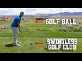 Swingless Golf Club vs. Human