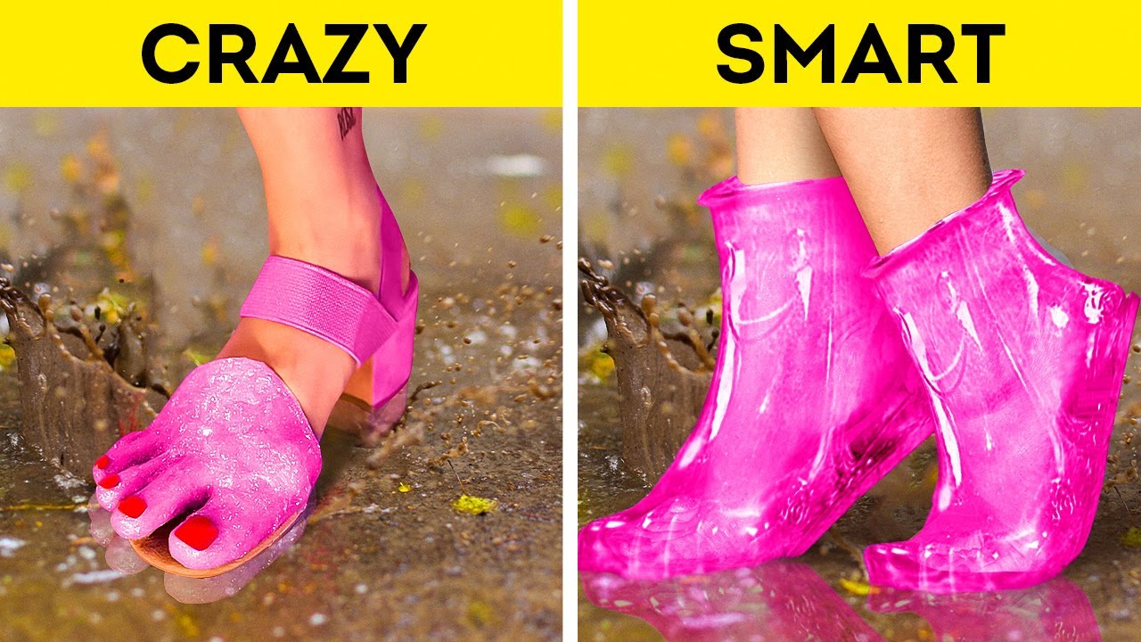 WEIRD Shoes and Feet Hack! 👠 | Awkward Situations and Useful Gadgets