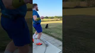 Ryan Crouser isn’t the only champ at #WorldAthleticsChamps ✨ His dog’s about to update his collar! 🐾