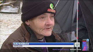New homeless tents coming, but not before a cold Christmas Eve