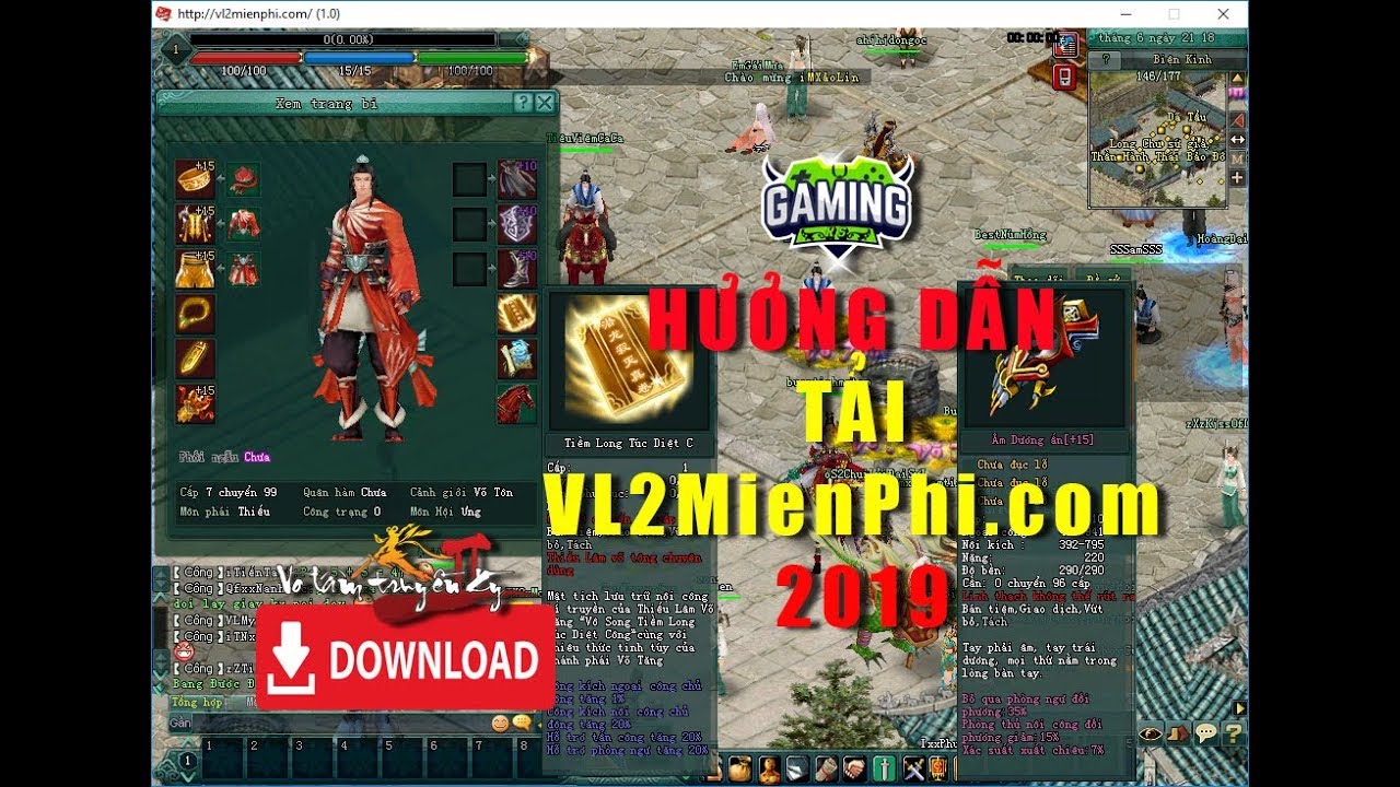 Hướng dẫn tải và cài đặt Võ Lâm 2 Miễn Phi -... - youtube