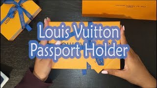 Louis Vuitton Passport Cover Unboxing &amp; Review