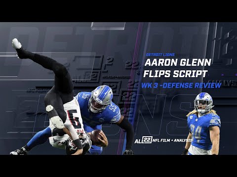 HOW AARON GLENN ADJUSTED DETROIT'S DEFENSE & FLIPPED THE SCRIPT ON THE FALCONS #lions #detroitlions