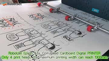 Corrugated Cardboard Single Pass Digital Printing Machine