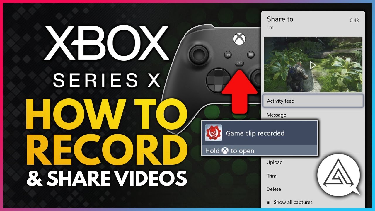 How to record and share video clips on Xbox Series X, Series S