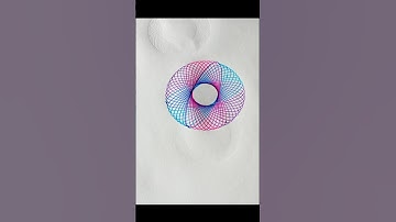 "shape!"spirographshr #spirograph ##satisfying#art#usa#asmrThe perfect multicolored spirograph