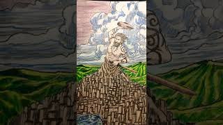 Colouring mythic world #mythicworld #kerbyrosanes #lomartbooks #mombooks