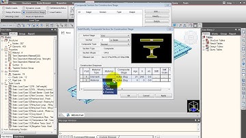 4D Composite section for Construction stage
