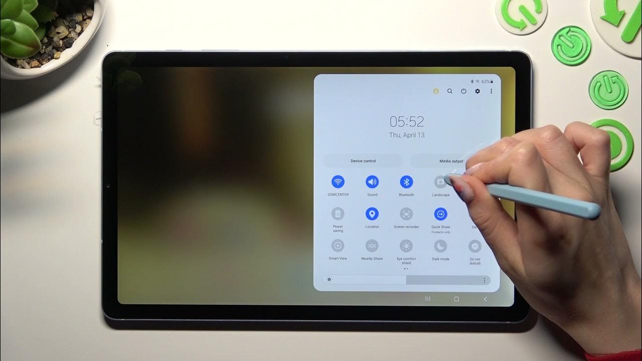 How to Switch On or Off Auto Rotate Screen on Samsung Galaxy Tab s6 Lite 2022? YouTube