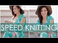 How To Knit Faster?!?! Speed Knitting for Beginners (Continental Style)