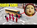 لقد أمسكت بحافلة مدرسة دمية لعبة الحبار في الحياة الواقعية لقد قبضوا علينا لقد أمسكت بحافلة مدرسة دمية لعبة الحبار في الحياة الواقعية لقد قبضوا علينا