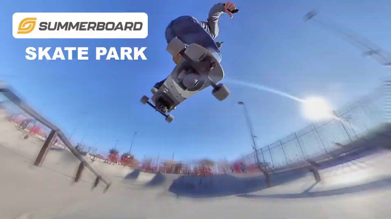 Summerboard Skate Park Shredding - YouTube