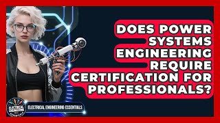 Does Power Systems Engineering Require Certification for Professionals?