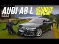 The ultimate Audi A8 driving REVIEW! 2022 A8 L 4.0 V8 Facelift - better than S-Class and 7-Series?